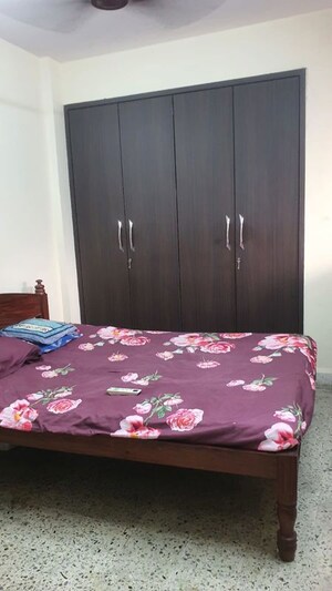 Bedroom in 1 BHK Apartment at Rutu Enclave, Kasarvadavali – for Rent