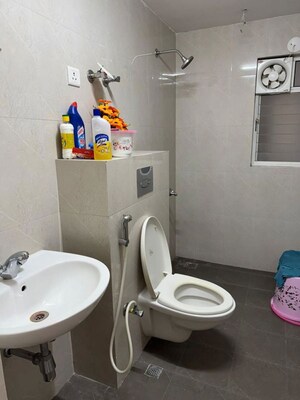 Bathroom in 2 BHK Apartment at Ps Panache, Salt Lake City – for Rent