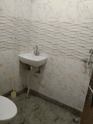 Bathroom in 2 BHK Builder Floor at Mehrauli – for Rent