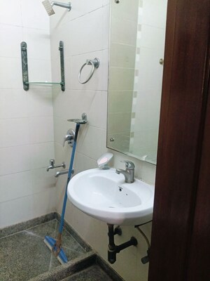Bathroom in 3 BHK Builder Floor at Lajpat Nagar Iii – for Rent