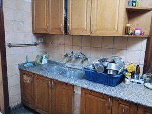 Kitchen in 3 BHK Builder Floor at Lajpat Nagar Iii – for Rent