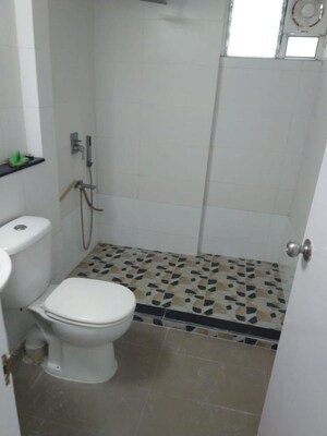 Bathroom in 3 BHK Apartment at Elita Garden Vista, New Town – for Rent