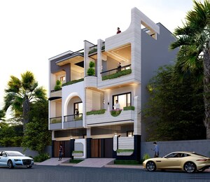 4 BHK Villa – Exterior View View at Chak Kajehra - for Sale