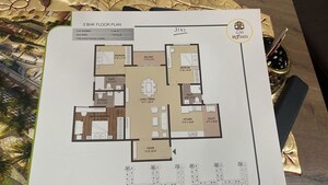 Floor Plan in 3 BHK Apartment at GM Infinite E City Town, Electronic City Phase I – for Sale