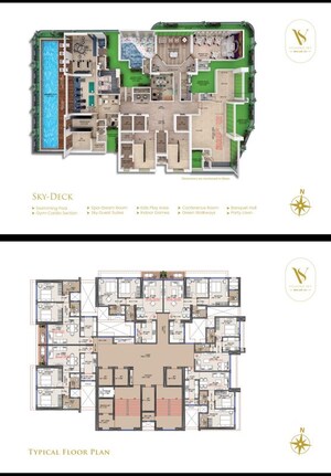 Master Plan in 1 BHK Apartment at Vaishno Sky, Malad East – for Sale