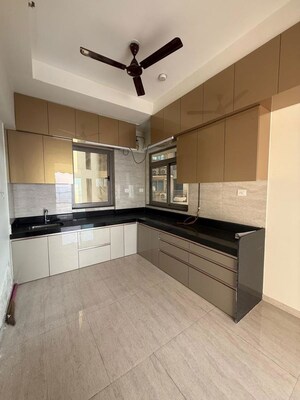 Kitchen in 3 BHK Apartment at Sheth Auris Serenity Tower 3, Malad West – for Rent