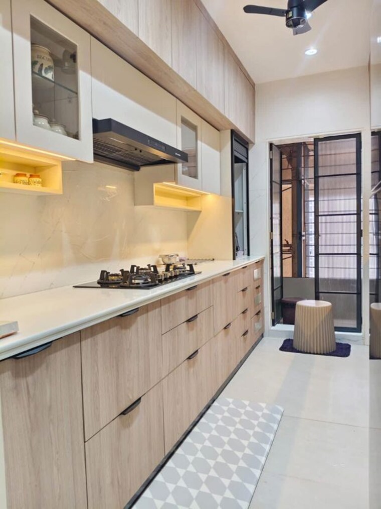 Kitchen, oberoi-realty-springs 2.5 Bedroom 1200 Sq.Ft. Apartment In Andheri West Mumbai 10462020