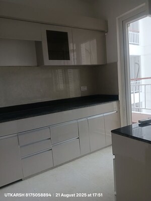 Kitchen in 3.5 BHK Apartment at Rishita Mulberry Heights, Sushant Golf City – for Rent