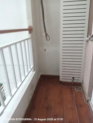 Balcony in 3.5 BHK Apartment at Rishita Mulberry Heights, Sushant Golf City – for Rent