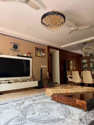 Living Room in 4 BHK Villa at Embassy Boulevard, Yelahanka – for Sale