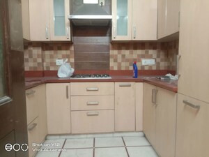 Kitchen in 3 BHK Builder Floor at Greater Kailash I – for Rent