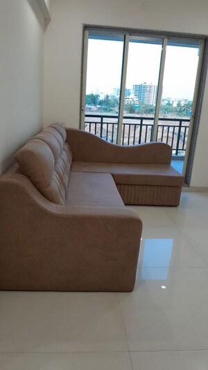 Living Room in 1 BHK Apartment at Kendale Emeralds, Badlapur East – for Sale