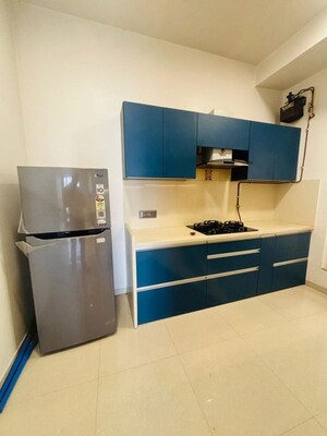 Kitchen in 3 BHK Apartment at Hiranandani Fortune City, New Panvel – for Rent