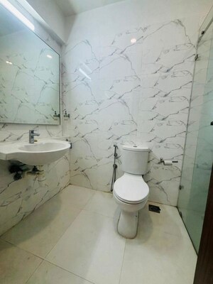 Bathroom in 3 BHK Apartment at Hiranandani Fortune City, New Panvel – for Rent