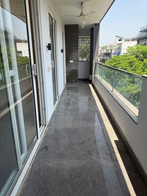 Balcony in 3 BHK Builder Floor at Saket – for Rent