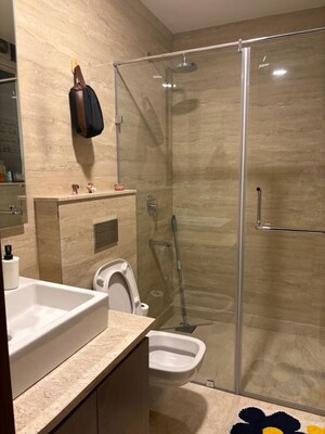 Bathroom in 3 BHK Apartment at Ambience Creacions, Sector 22 – for Rent