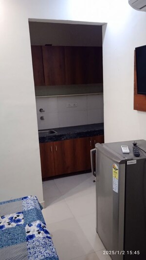 Kitchen in 1 RK Builder Floor at Minarch Tower, Sector 44 – for Rent