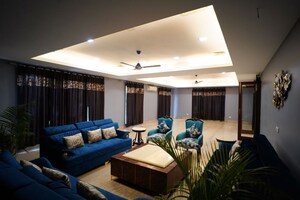 Living Room in 4 BHK Builder Floor at Nangal Dewat – for Rent