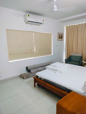 Bedroom in 3 BHK Builder Floor at Chattarpur – for Rent