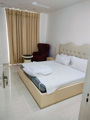 Bedroom in 3 BHK Builder Floor at Chattarpur – for Rent