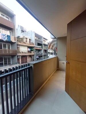 Balcony in 3 BHK Builder Floor at Greater Kailash I – for Rent
