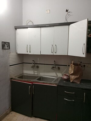 Kitchen in 1 BHK Builder Floor at Ansals Sushant City – for Rent