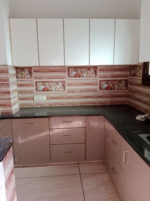 Kitchen in 1.5 BHK Builder Floor at Ansals Sushant City – for Rent