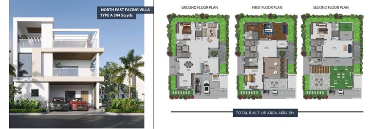 Master Plan, sv-achyuta 4 Bedroom 4153 Sq.Ft. Villa In Raviryal Hyderabad 10462256