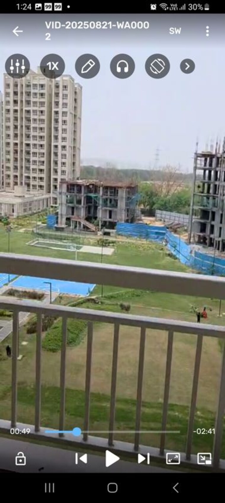 Balcony, godrej-nature-plus 2 Bedroom 1310 Sq.Ft. Apartment In Sohna Sector 33 Gurgaon 10462310