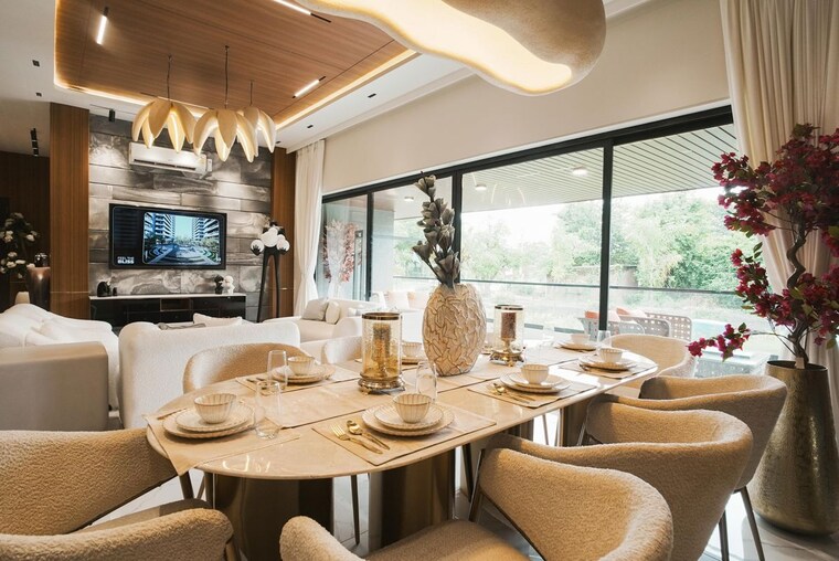Living Room, khanpur 4 Bedroom 2400 Sq.Ft. Apartment In Khanpur Vadodara 10462335