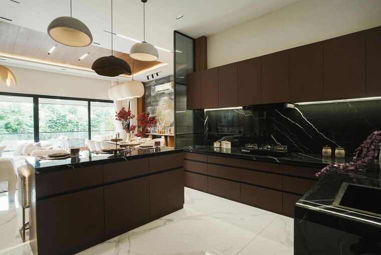 Kitchen, khanpur 4 Bedroom 2400 Sq.Ft. Apartment In Khanpur Vadodara 10462335