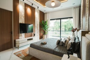 Bedroom in 4 BHK Apartment at Khanpur – for Sale