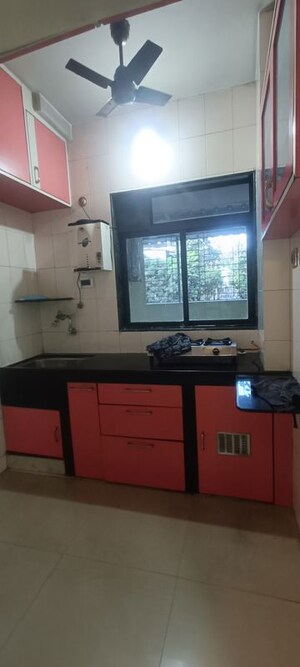 Kitchen in 1 BHK Apartment at Kopar Khairane – for Rent