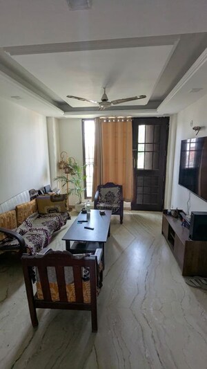 Living Room in 3 BHK Builder Floor at Green Park Extension – for Rent