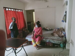 Living Room in 1 BHK Apartment at Arihant Venkateshwara Green City, Hadapsar – for Rent