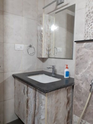 Bathroom in 3 BHK Apartment at Pashmina Waterfront, Old Madras Road – for Rent