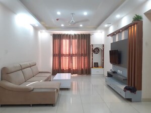 Living Room in 3 BHK Apartment at Pashmina Waterfront, Old Madras Road – for Rent