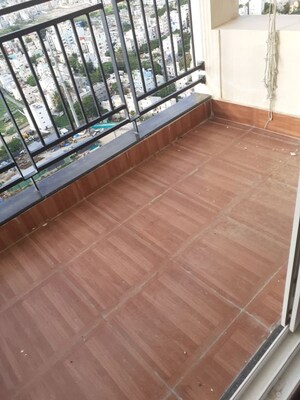 Balcony in 3 BHK Apartment at Pashmina Waterfront, Old Madras Road – for Rent