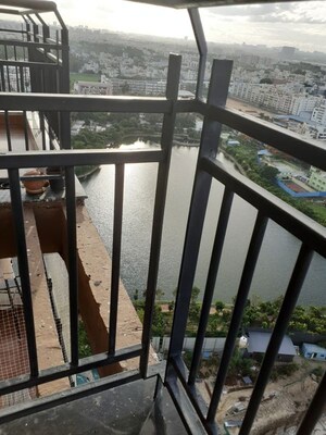 Balcony in 3 BHK Apartment at Pashmina Waterfront, Old Madras Road – for Rent