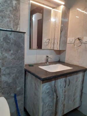 Bathroom in 3 BHK Apartment at Pashmina Waterfront, Old Madras Road – for Rent