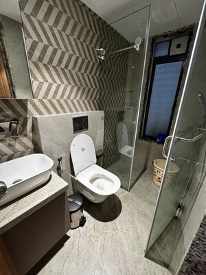 Washroom in 2 BHK Apartment at Khar West – for Rent