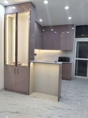 Kitchen in 3 BHK Builder Floor at Khirki Extension – for Sale