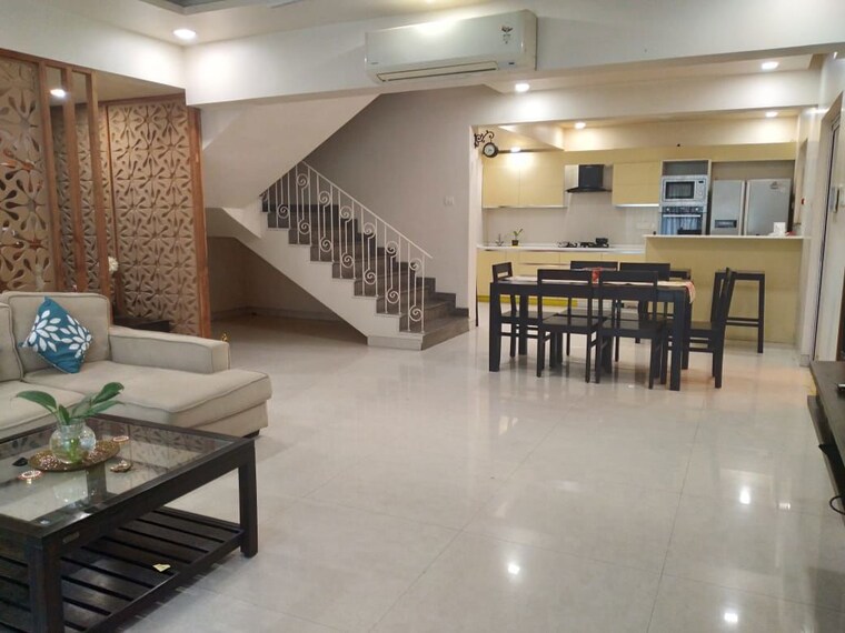 Living Room, atul-western-hills-townhouses 4 Bedroom 2583 Sq.Ft. Independent House In Baner Pune 10462616