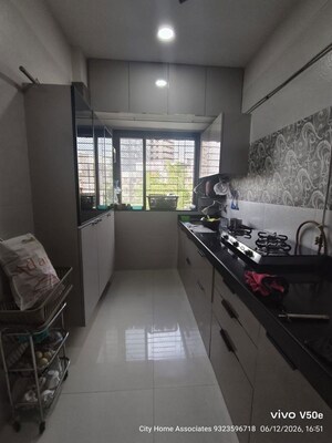 Kitchen in 3 BHK Apartment at Kesari Nandan, Dahisar East – for Sale