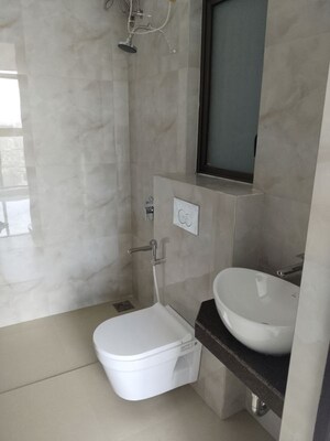 Bathroom in 2 BHK Apartment at Raymond Ten X Habitat, Pokhran Road No Two – for Rent