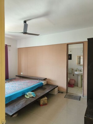 Bedroom in 3 BHK Apartment at Manav Silver Skyscapes, Wakad – for Rent