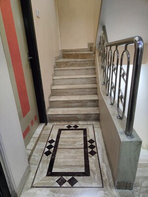 Staircase in 4 BHK Independent House at Sai Kripa Complex, Kashimira – for Rent