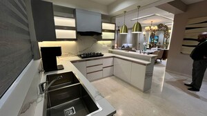 Kitchen in 3 BHK Apartment at Maya Green Lotus Utsav, International Airport Road – for Sale