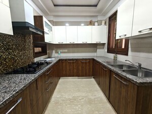 Kitchen in 4 BHK Builder Floor at Green Park Extension – for Rent