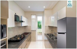 Kitchen in 3 BHK Apartment at Motia Blue Ridge, Dhakoli – for Sale
